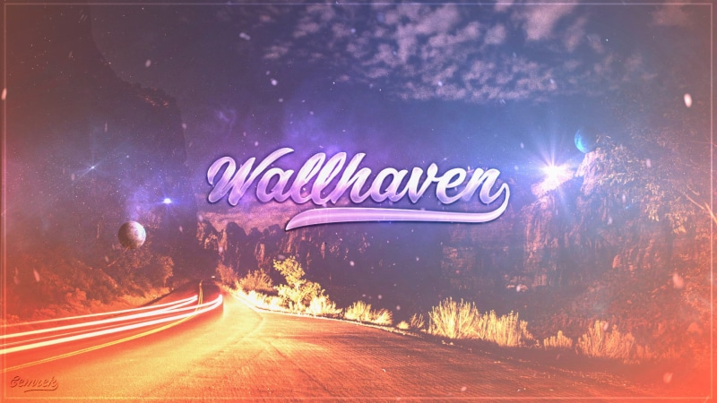 Wallhaven, metalanguage, abstract, space, 1080P, Flares, road