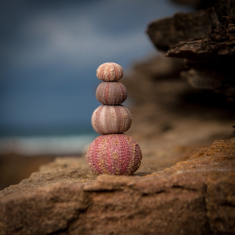 stack, sea, tranquility, ball, balance, close-up, selective focus, tetxure, rock - object, peace, beauty, 1080P, mood, zen-like, water, horizon over water