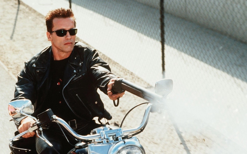 schwarzenegger, 720P, terminator, sunglasses, hd, arnold, movies, shotgun, cyborg