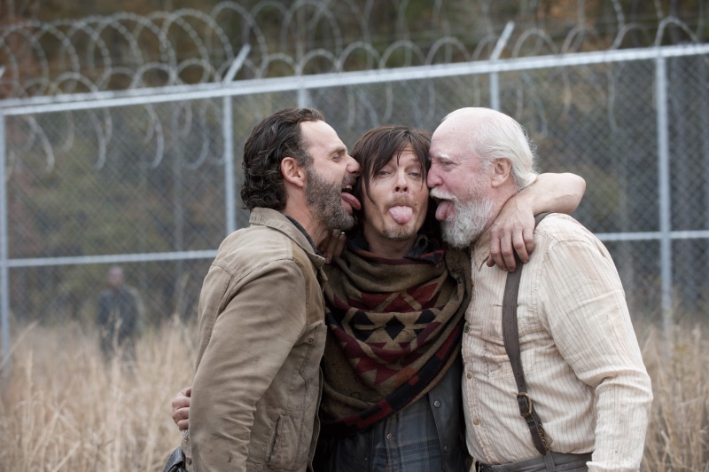 The Walking Dead, Norman Reedus, TV Show, Hershel Greene, Daryl Dixon, Rick Grimes, Andrew Lincoln, Scott Wilson, 2K