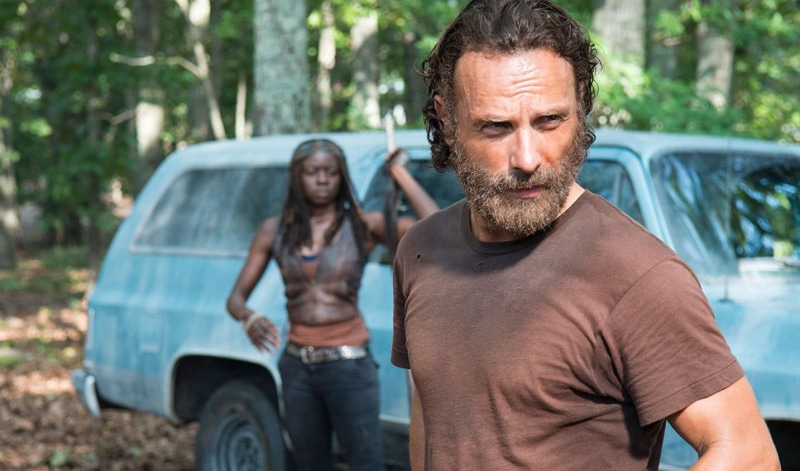 adult, The Walking Dead, focus on foreground, Carol Peletier, Rosita Espinosa, transportation, Michonne, Andrea, casual clothing, front view, shirt, mid adult