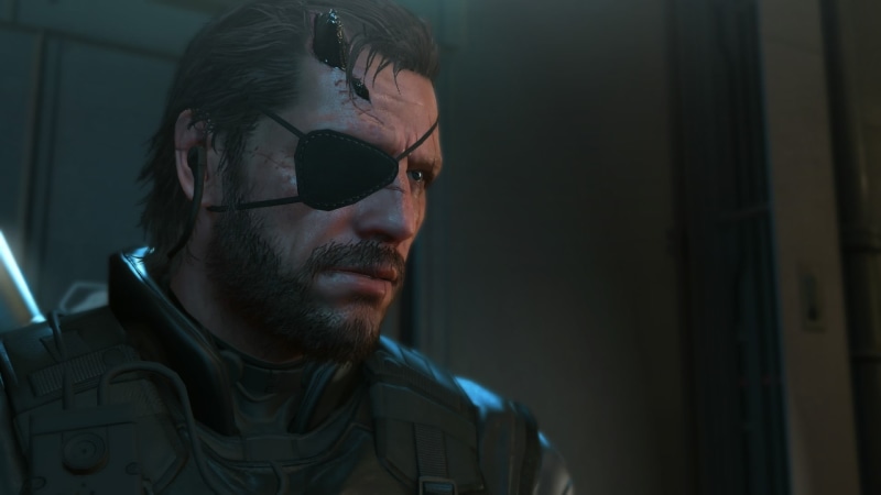 Big Boss, portrait, mid adult, fashion, real people, headshot, indoors, front view, Metal Gear Solid V: The Phantom Pain, beard, one person, young adult
