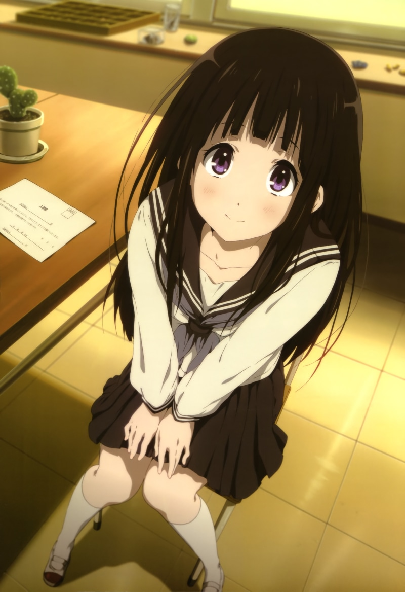 5K, anime girls, Hyouka, Chitanda Eru