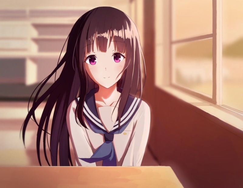 1080P, Hyouka, Anime, Eru Chitanda