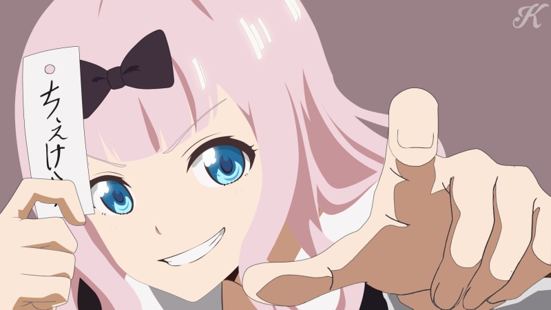 Chika Fujiwara, anime girls, Kaguya-Sama: Love is War, 1080P, anime