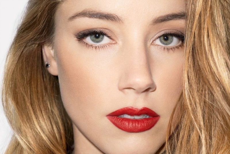 hair, young women, Amber Heard, women, human face, closeup, blonde, headshot, fashion, hairstyle, blond hair, portrait, looking at camera, human lips, actress
