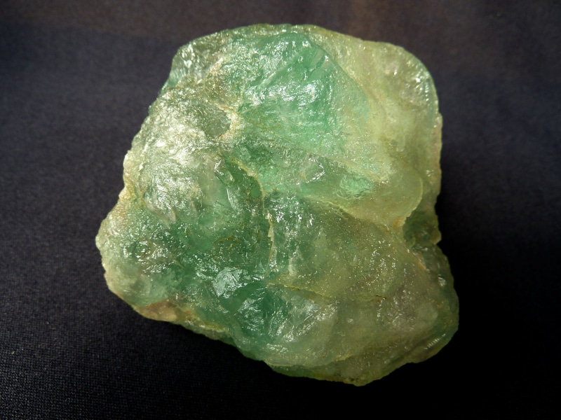 fluorite, stone - Object, medicine, feldspar, mineral, luxury, gemstone, gem, ore, healing stone, halide, semi precious stone, black background, 4K, precious gem