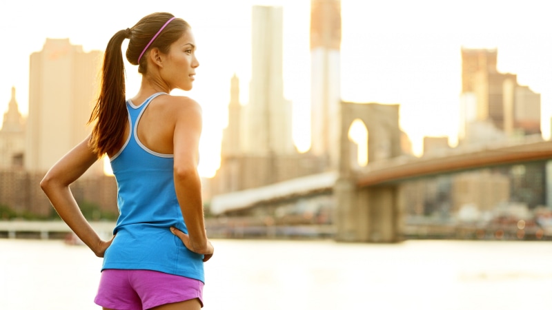 Girl, workout, sportswear, motivation, dumbbells, exercise, 4K, fitness, gym