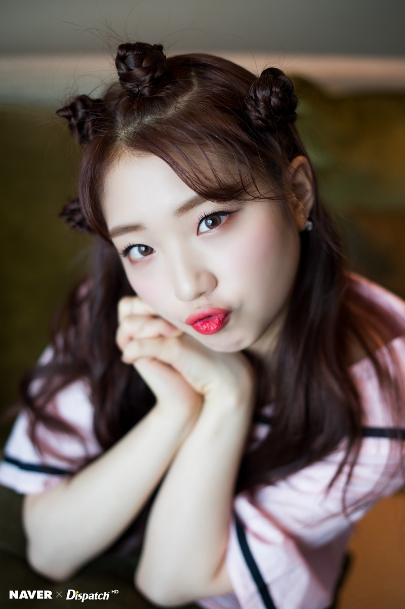 LOONA, women, child, close-up, hairstyle, Asian, fashion, young adult, one person, brown hair, body part, YeoJin, looking at camera, hair, 2K, make-up