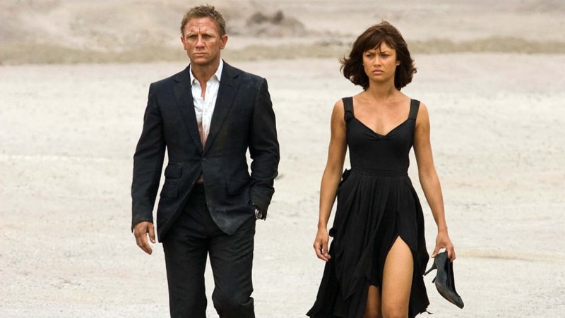 women, movies, Quantum of Solace, Daniel Craig, Olga Kurylenko, James Bond, 720P