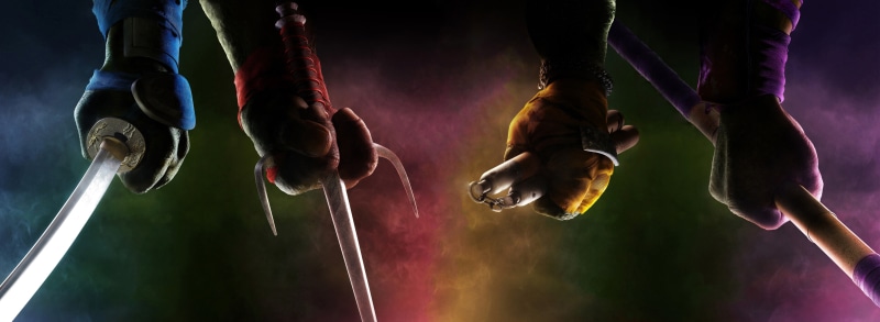 human limb, 5K, weapon, focus on foreground, panoramic, movie poster, people, stage, movies, low angle view, multi colored, night, arts culture and entertainment