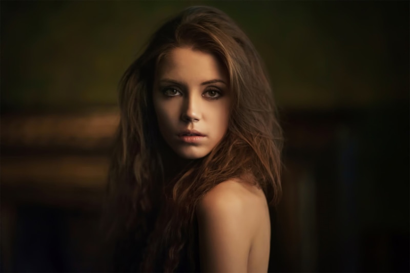 teenager, beauty, beautiful people, young women, face, headshot, young adult, hairstyle, dark, human face, long hair, one person, 720P, portrait, fashion