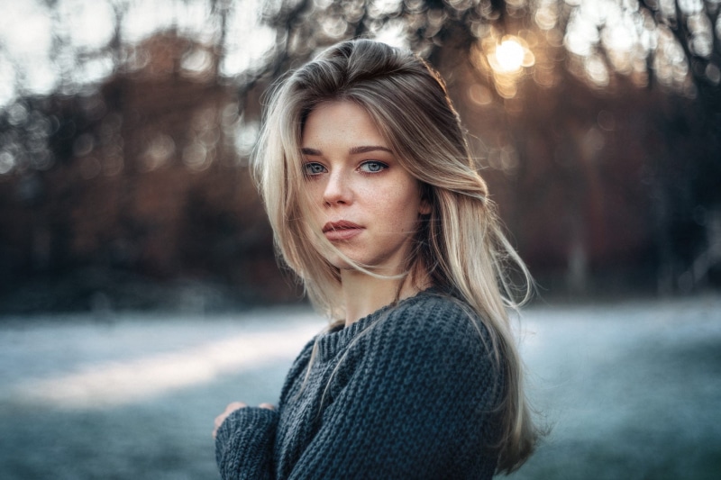 Martin Kühn, women, portrait, blonde, Yvonne Michel, 1080P