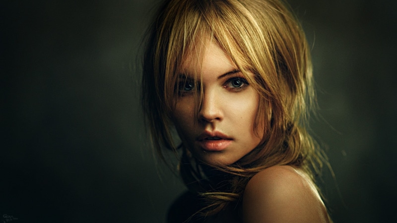 portrait, body part, hairstyle, headshot, Anastasia Scheglova, open mouth, beautiful woman, adult, glamour, young adult, fashion, blonde, contemplation