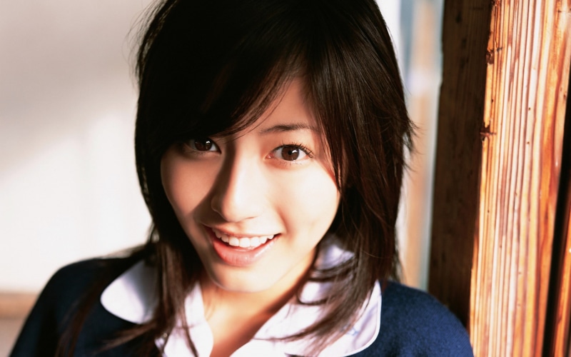 smiling, 1080P, Yumi Sugimoto, Japan, Asian, model, women