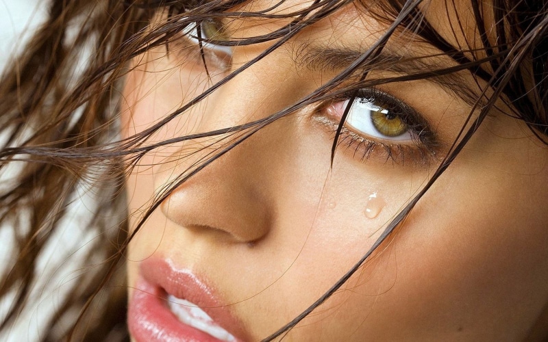headshot, body part, model, blond hair, Digital Desire, human hair, hair, adult, beautiful woman, hazel eyes, portrait, tears, lifestyles, eyes, one person