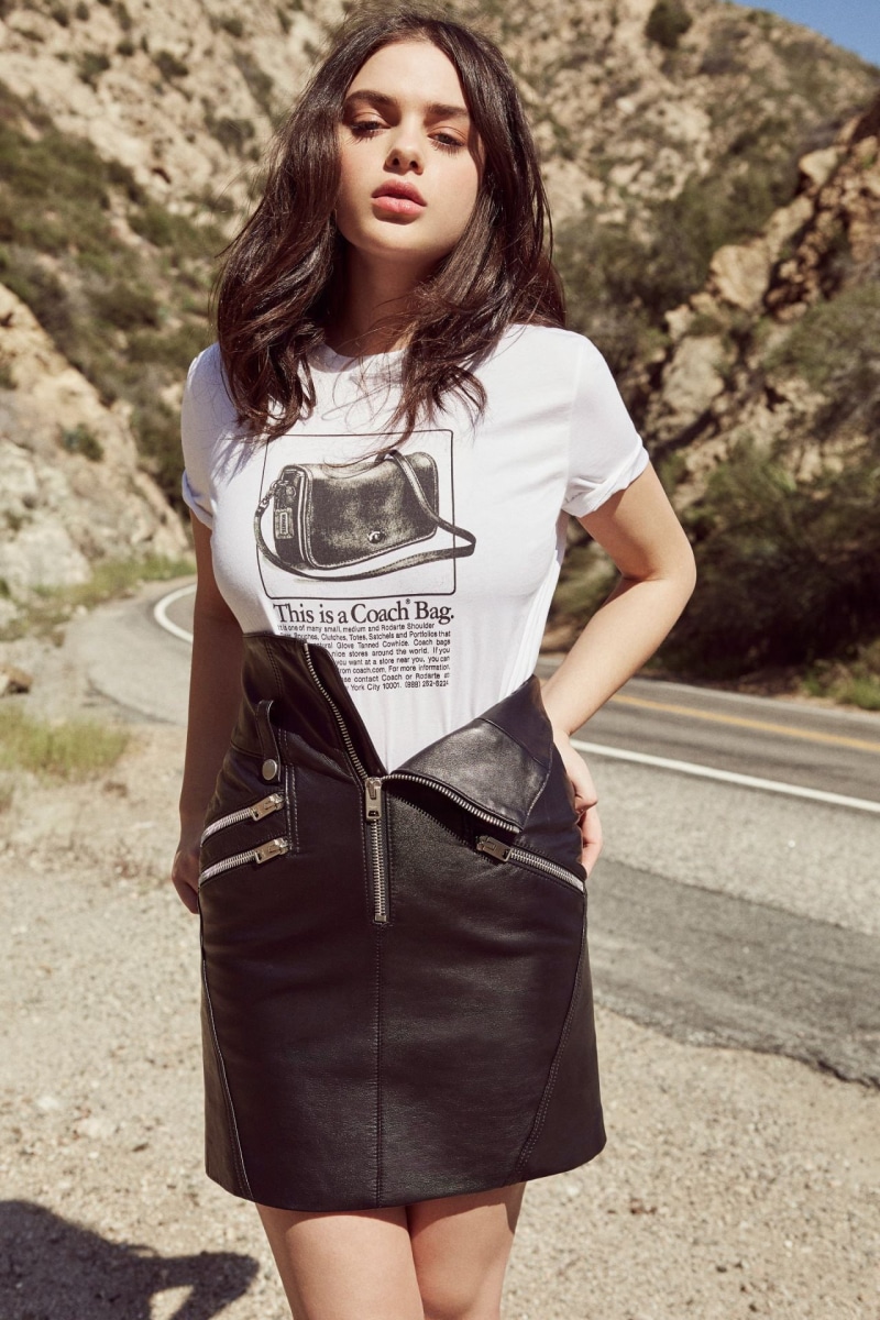 1080P, dark hair, women, model, long hair, Israeli, actress, blue eyes, brunette, Odeya Rush, road, women outdoors
