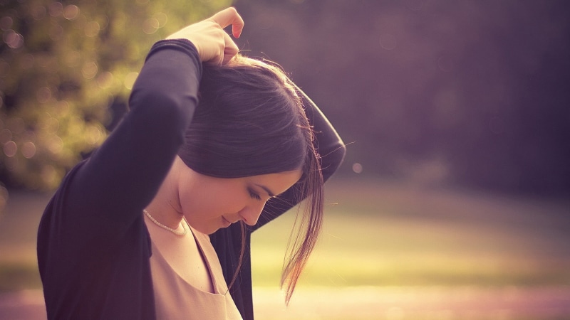 outdoors, black, one person, 1080P, emotion, depression - sadness, face, hairstyle, beauty, females, women, contemplation, model, looking, white, looking down