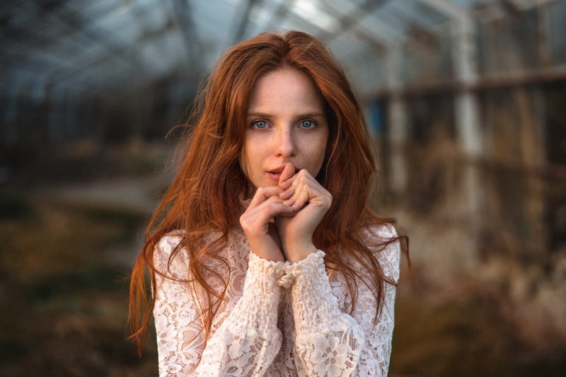 portrait, 500px, 1080P, model, Martin Kühn, redhead, women