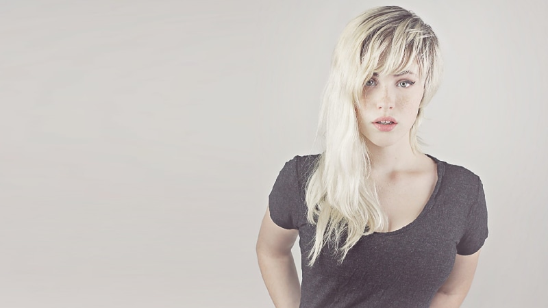 women, green eyes, 1080P, freckles, blonde, platinum blonde, Devon Jade
