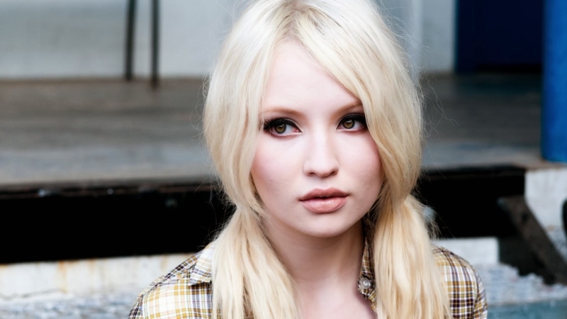 young adult, multicolored, beauty, shirt, human face, blond hair, collared, hair, contemplation, headshot, face, blonde, day, lips, Emily Browning, indoors
