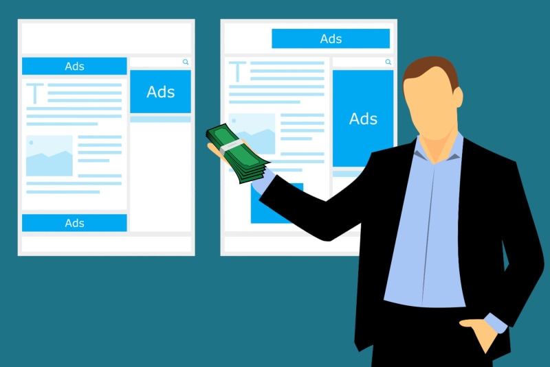 adsense, making, ad, data, earnings, business person, illustration, diagram, advertising, make, man, professional occupation, corporate business, finance