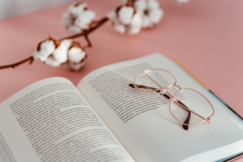 learning, publication, indoors, book, table, close-up, 5K, still life, study, paper, flowering plant, text, open, studio shot, feminine, pen, communication