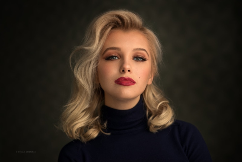 blonde, simple background, 1080P, portrait, turtlenecks, women
