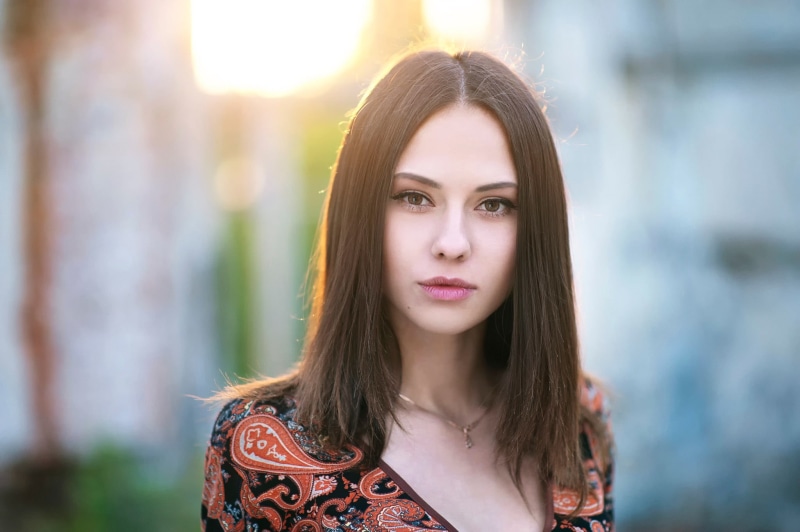 beautiful people, brown hair, Catherine Timokhina, front view, photography, long hair, 500px, looking at camera, beauty, hair, portrait, outdoors, model