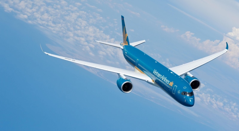 Airbus A350 XWB, 2K, Airbus A350-900, Airbus, Wing, A passenger plane, Vietnam Airlines