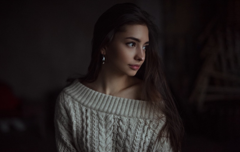 look, girl, Darina Dashkina, eyes, 1080P, face, Andrey Firsov