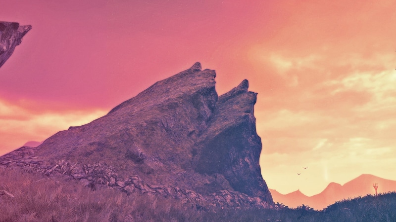 nature, sunset, tranquil scene, non-urban scene, mountain, tranquility, cloud - sky, purple, idyllic, rock, environment, formation, sky, dramatic sky, majestic