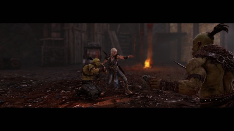 1080P, fire - natural phenomenon, clothing, burning, architecture, Middle-earth: Shadow of Mordor, real people, night, video games, standing, fire, indoors