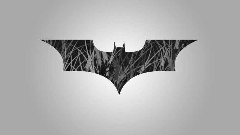 paper, no people, craft, emotion, indoors, cut out, gray background, mid-air, batman, shape, white background, gray, 1080P, design, logo, studio shot