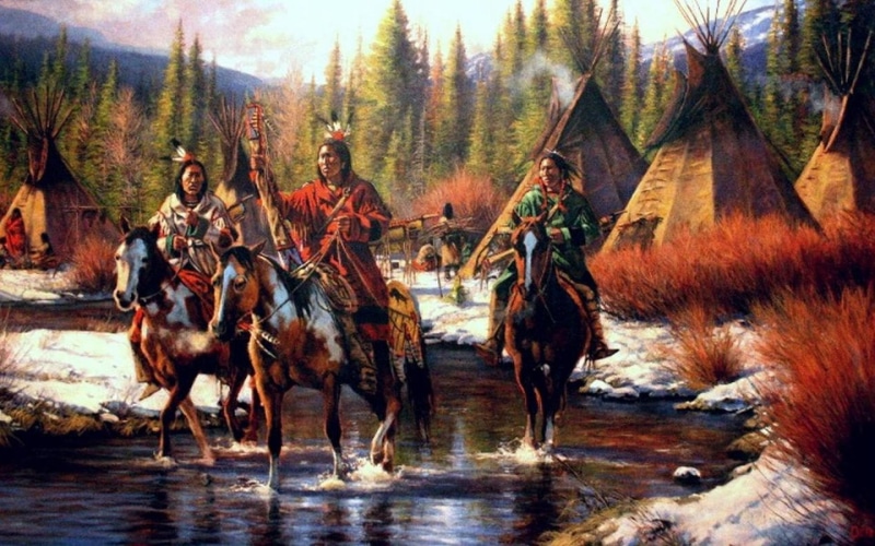 american, 1080P, native, indian, western