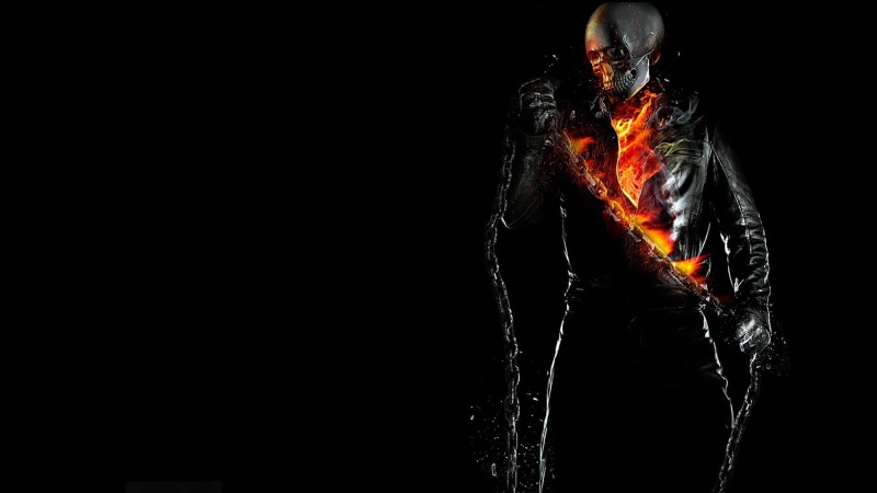 BLACK, studio shot, smoke - Physical Structure, FIRE, splashing, 1080P, ghost, men, glowing, CHAIN, rider, motion, burning, water, black Color, close-up