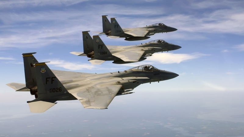 plane, air force, on the move, military, mid-air, military airplane, sky, outdoors, military aircraft, transportation, fighter plane, jets, 1080P, motion