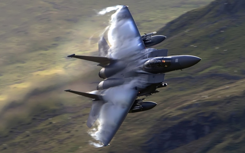 vehicle, military aircraft, jet fighter, 1080P, aircraft, F-15 Eagle
