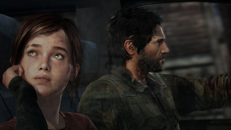 looking, young adult, apocalyptic, contemplation, people, two people, indoors, mid adult men, young men, driving, man, headshot, real people, illustration
