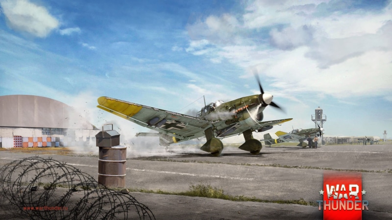 outdoors, Gaijin Entertainment, video games, cloud - sky, fighter plane, nature, conflict, armed forces, army, military, 1080P, weapon, day, air vehicle