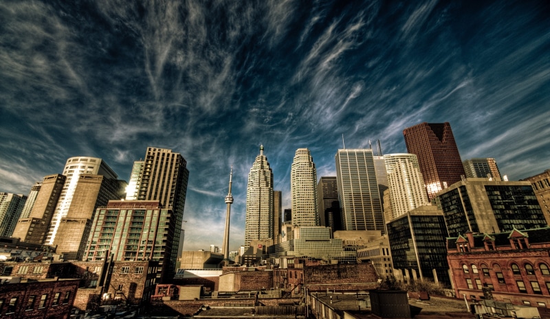 cityscape, 4K, Toronto, Canada, HDR