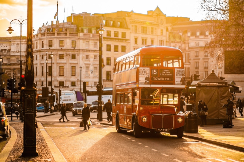 london, urban Scene, Sunset, cable Car, day, architecture, city street, travel Destinations, bus, transportation, famous Place, travel, traffic, outdoors