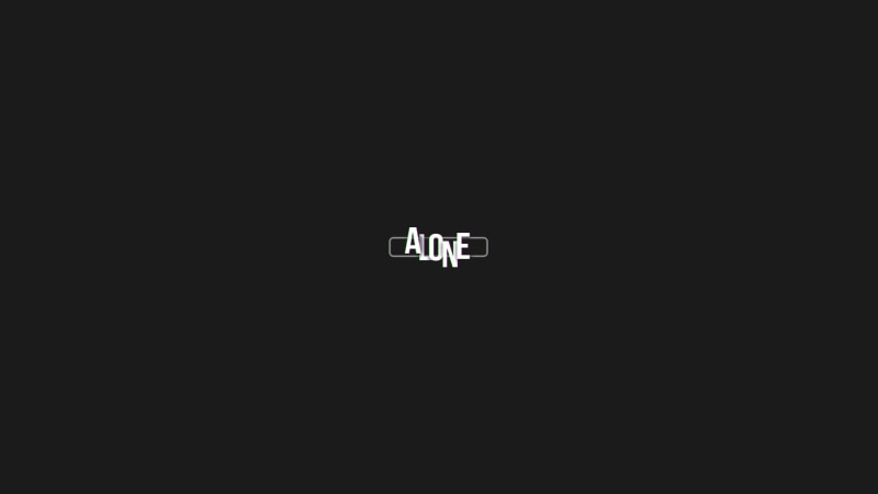 text, Others, alone, design, 1080P