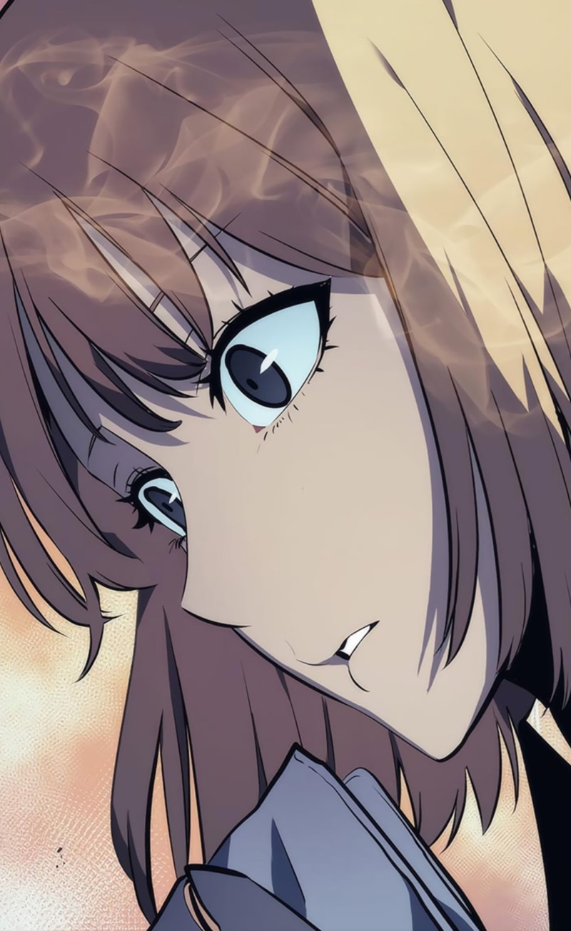 Solo Leveling, screen shot, 1080P, manga, anime girls, manga sketch, Sung Jin Woo, Cha Hae In, anime boys, anime