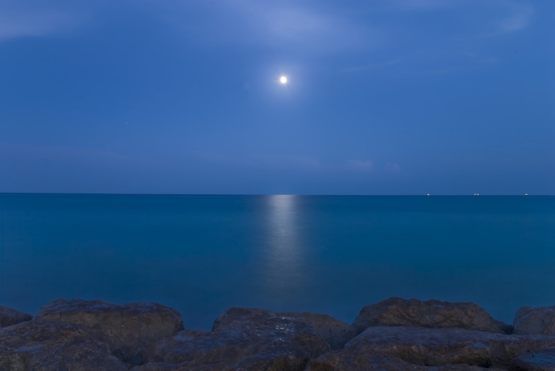 mediterraneo, Deep Blue, night, castellon, nature, comunidad  valenciana, sea, night time, europa, blue, photo, time, outdoors, sunset, europe, simple