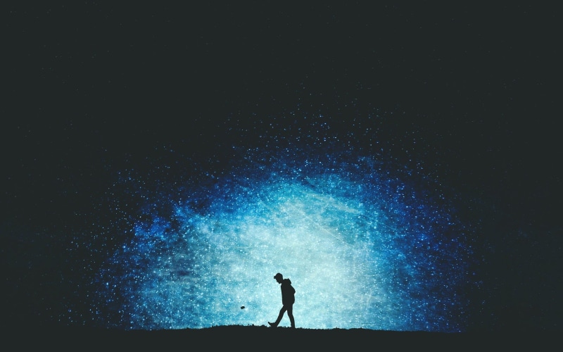 dust, Dark, night, Walking, 1080P, Particle, Alone