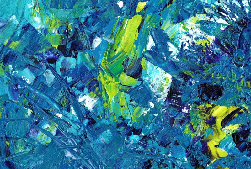ice, abstract, indoors, blue, science, paint, multicolored, vibrant Color, studio shot, colors, no people, chaos, shiny, primer, stains, multi Colored