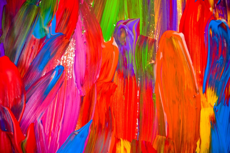 studio shot, blue, pattern, color Image, creativity, abstract, painted Image, colors, saturated color, paint, purple, art and craft, pink Color, painting