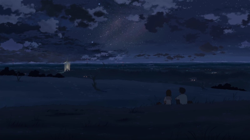 sky, stars, 1080P, anime, night, 5 Centimeters Per Second