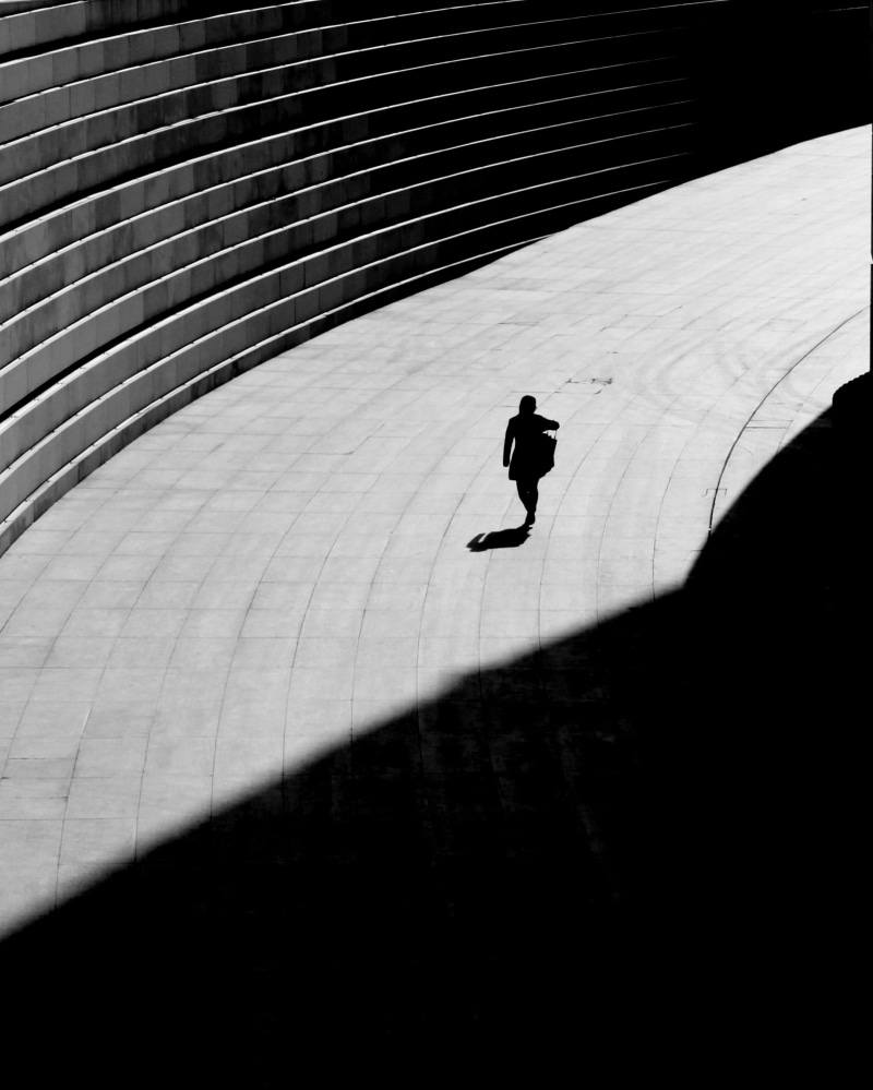 jogging, steps, architecture, day, exercising, urban Scene, black And White, city, road, walking on, men, pathway, sport, floor, unrecognizable person